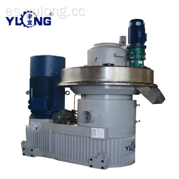 Maquinaria Yulong para prensar pellets de madera